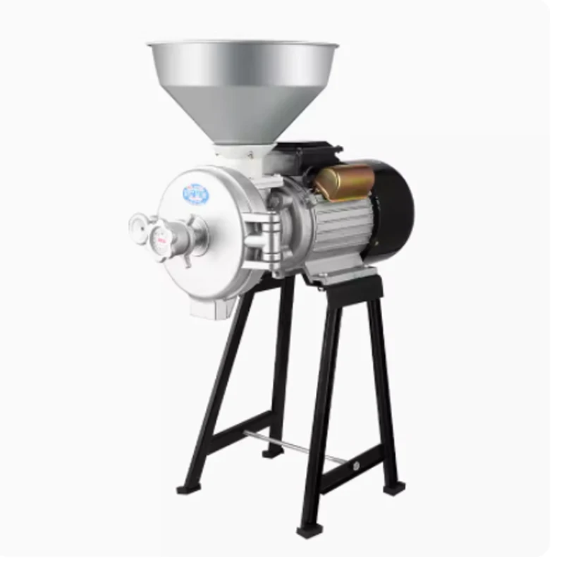 

220V Electric Grinding Machine Powder Grain Spice Corn Crusher Household Commercial Wet and Dry Food Grinder Mill Flour