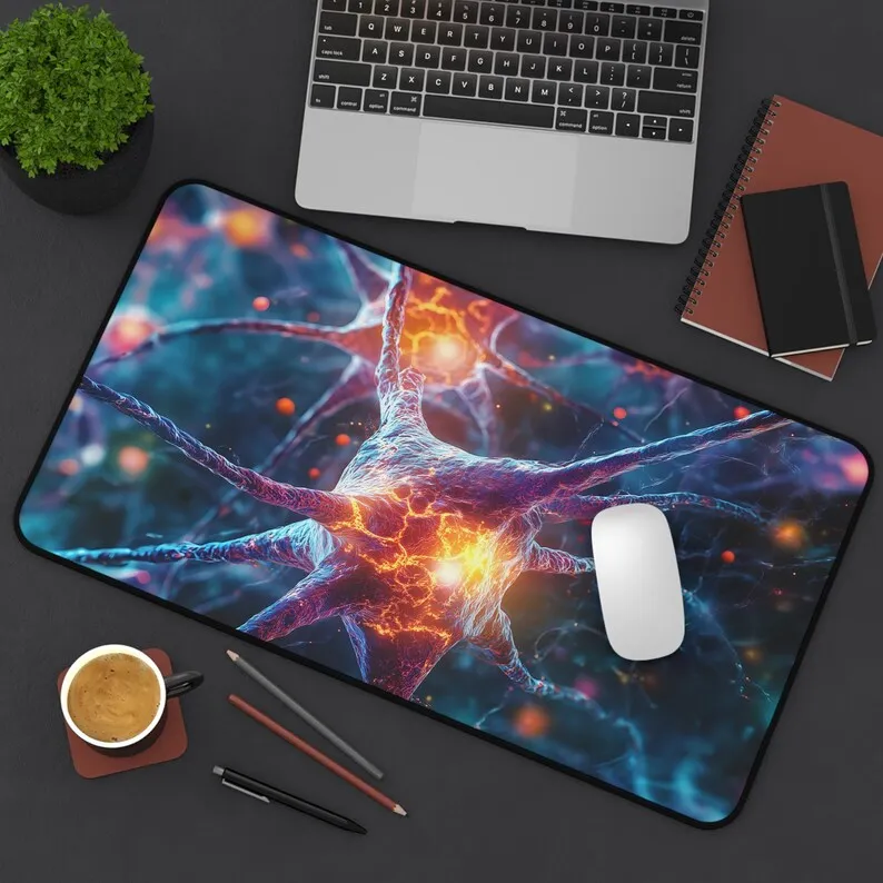 

Microscopic Cell Mouse Pads, Unique Gift for Students, Nurse Office Decor, Workspace Accessory, Gaming Mat Kawaii Desk Pad
