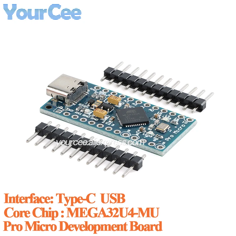 Pro Micro ATMEGA32U4 Pro Mini ATMEGA328P ATMEGA328PB 3.3V 5V Microcontroller Development board module