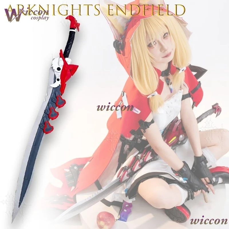 Arknights Endfield Lusie Caperucita Roja, Arma Desmontable de Cosplay, Accesorio de Juego, Disfraz para Halloween y Navidad