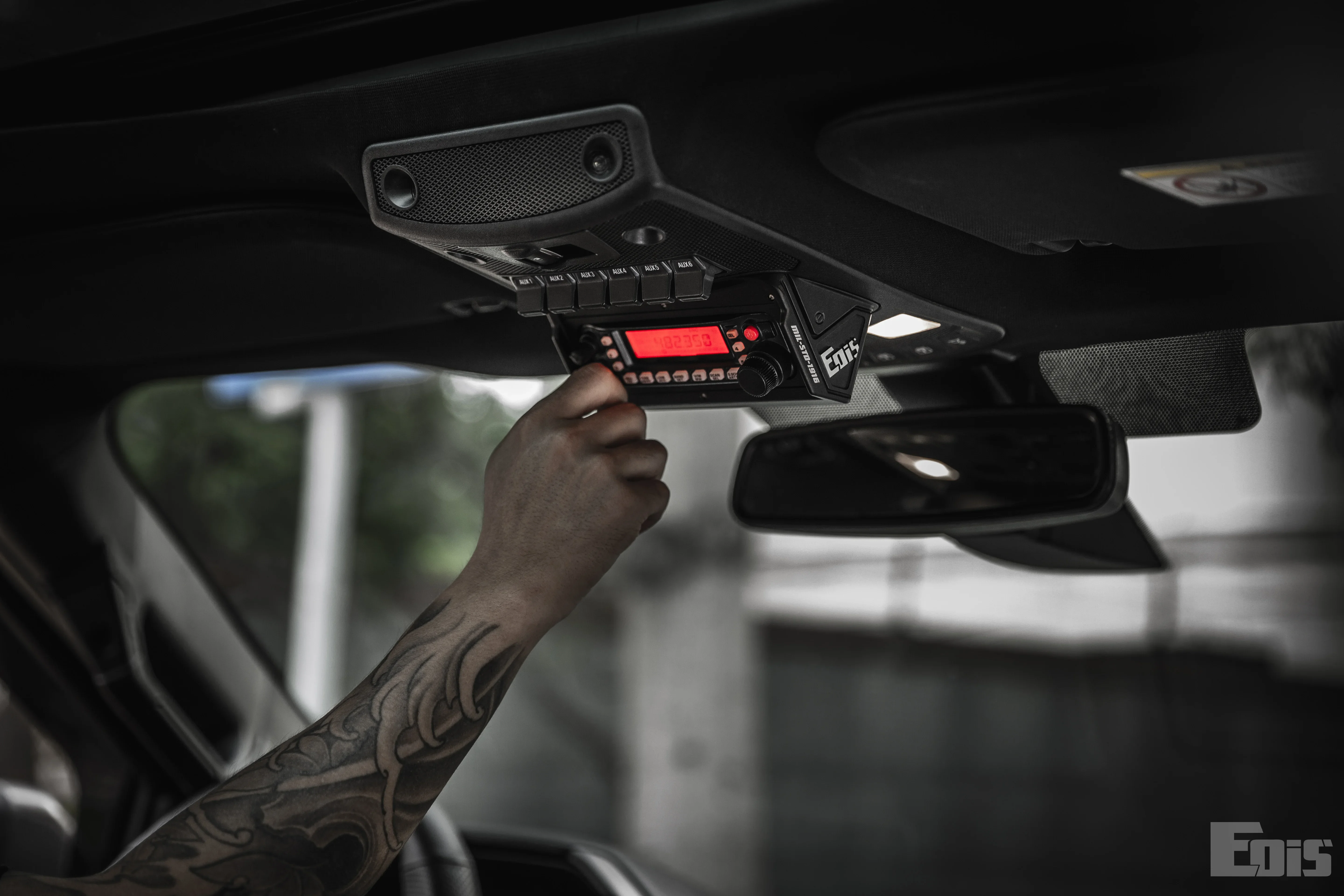 TLF  Eois 2017-2020 Car Parts Accessories Aluminum Overhead Control Module Radio Control Box for Raptor F150