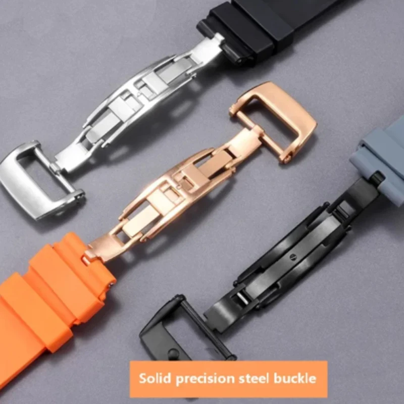 حزام ساعة مطاطي لريتشارد ميل ، حزام ساعة ، سوار ، أحمر ، أسود ، أخضر ، رمادي ، أزرق ، أصفر ، برتقالي ، RM011 ، 25 ، جديد