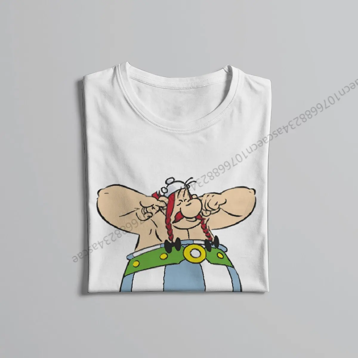 تي شيرت أستريكس وأوبيليكس تي شيرت رجالي من القطن ملابس الشارع