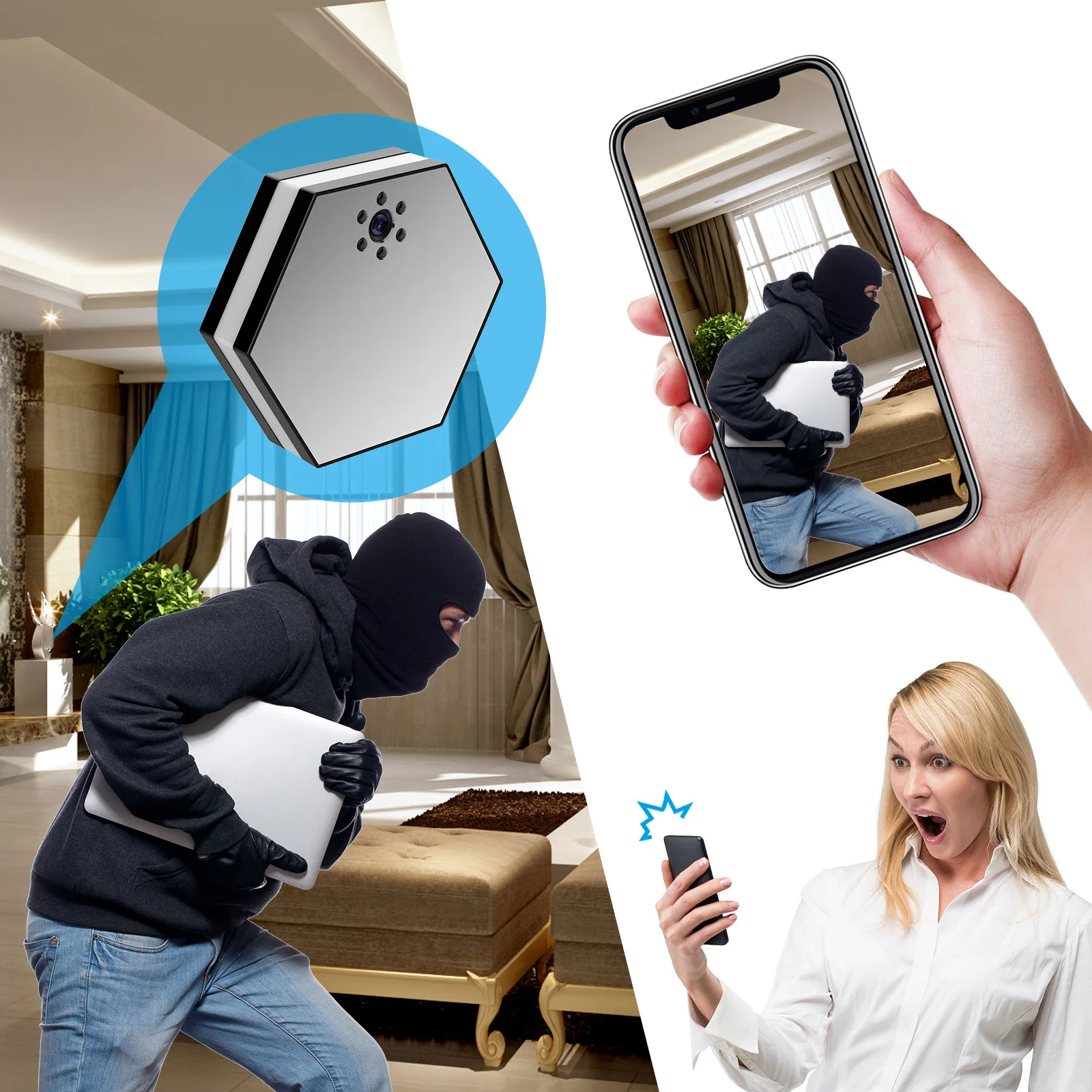 1080P WIFI LED Night Light Hid - Smart Baby Night Light review and price