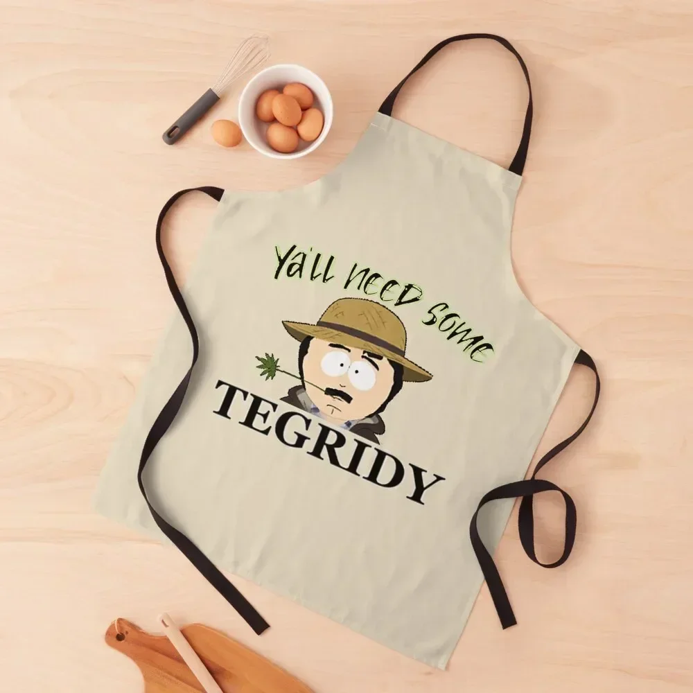 

Ya'll need some TEGRIDY Apron cooks clothes Barista Barber Chef Uniform Apron