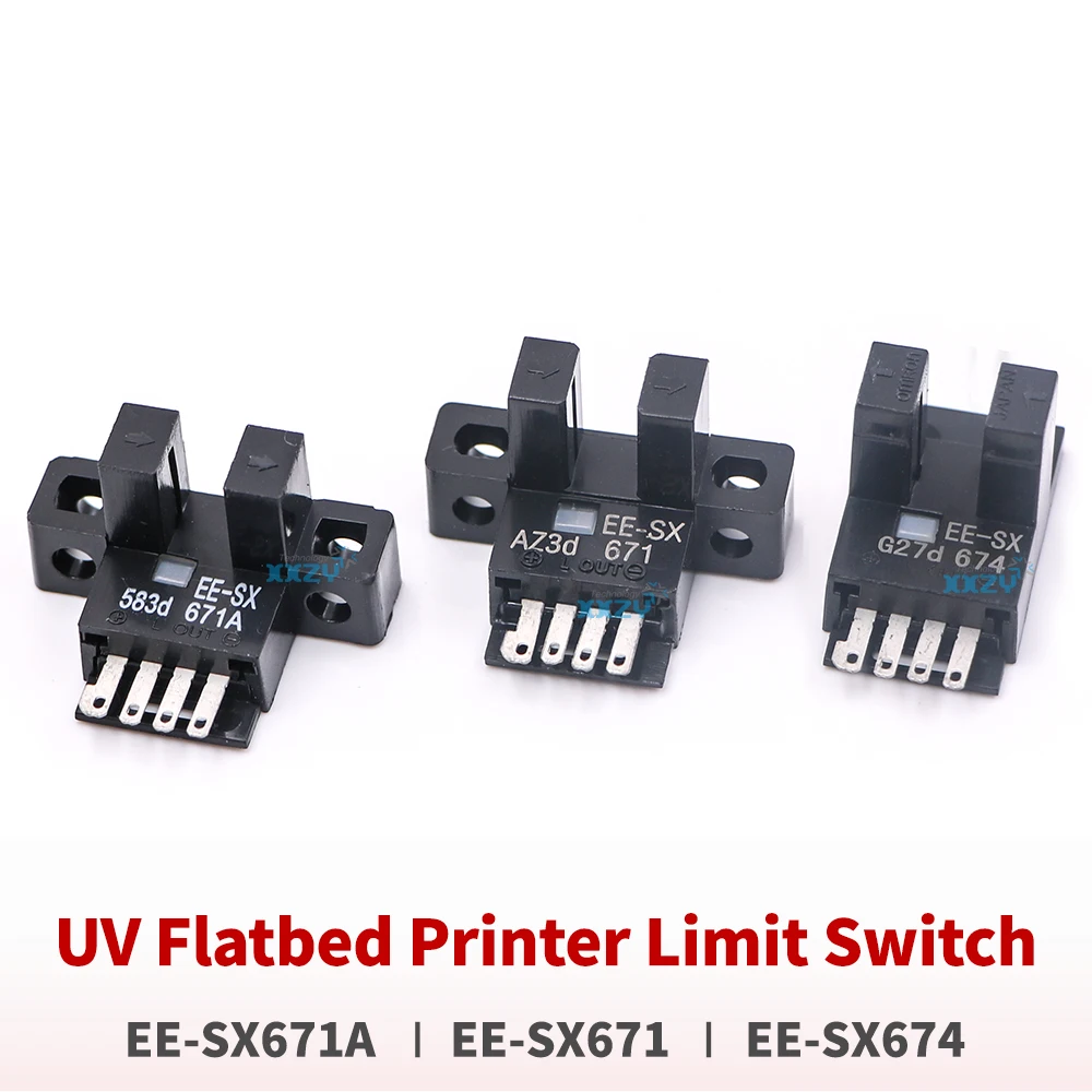 2PCs UV Printer Limit Switch for Infiniti Docan for UV Flatbed Printer Limit Sensor EE-SX670 EE-SX671A Photoelectric Switch