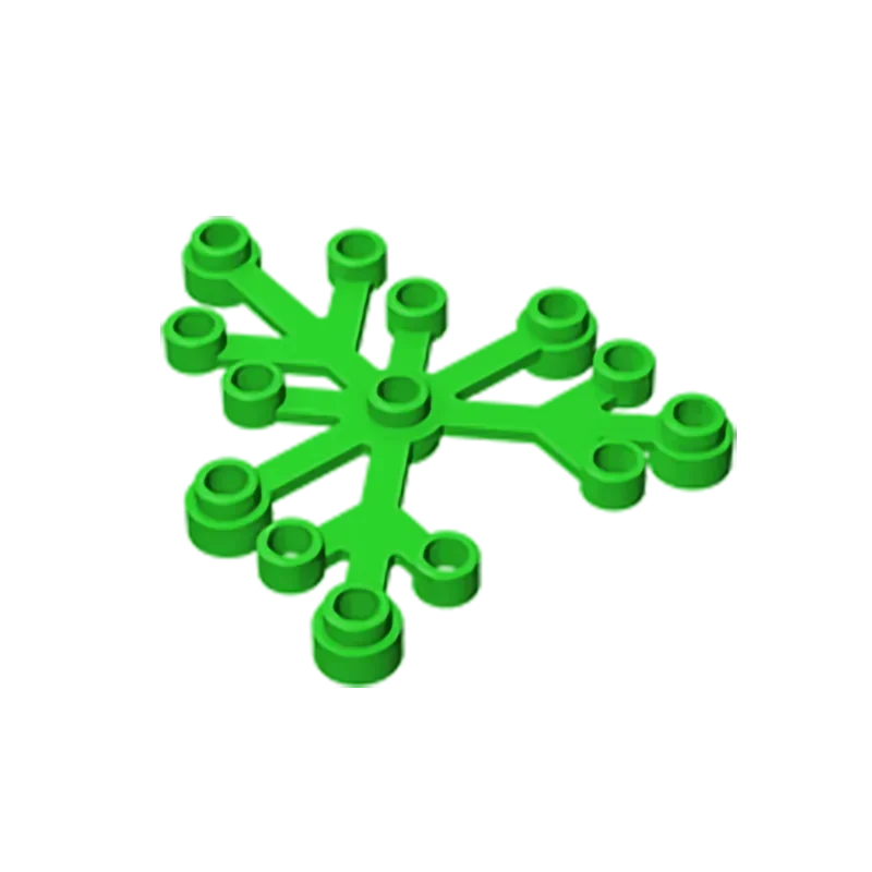 Gobricks Building Blocks GDS-1437 Plant Leaves 6 x 5  compatible with lego 2417 children's DIY Educational