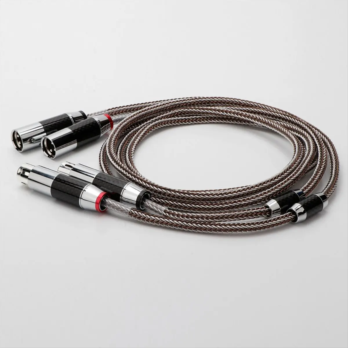 【~ New Y24A】Hifi Audio Balanced XLR Cable Male to Female XLR Connectors OCC Mixed Silver Plated Copper for Microphone Mixer