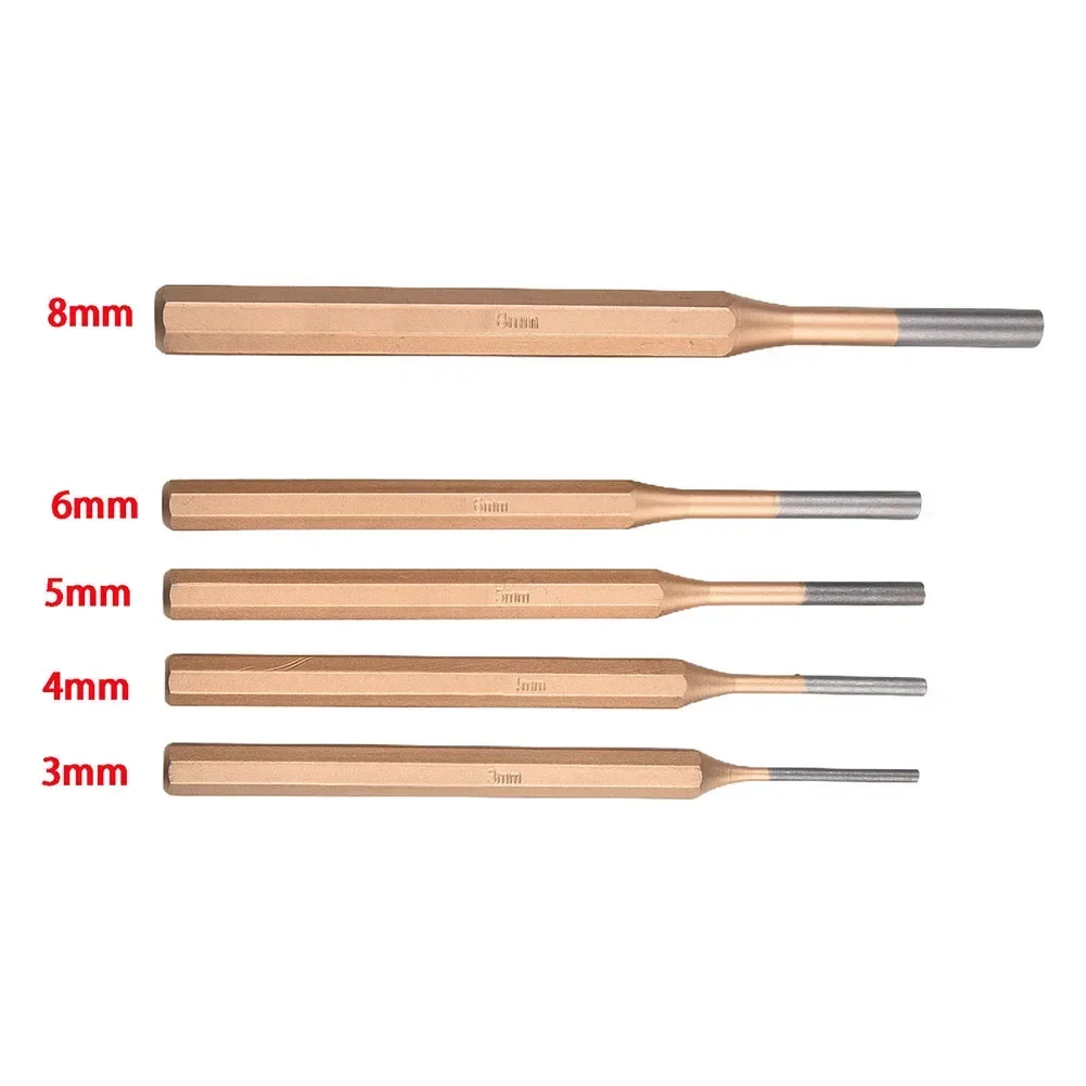 Cylindrical Punch Punching Center Round Chisel Percussion Punch Fitter Cylindrical Punch Chisel 3mm 4mm 5mm 6mm 7mm 8mm 10mm