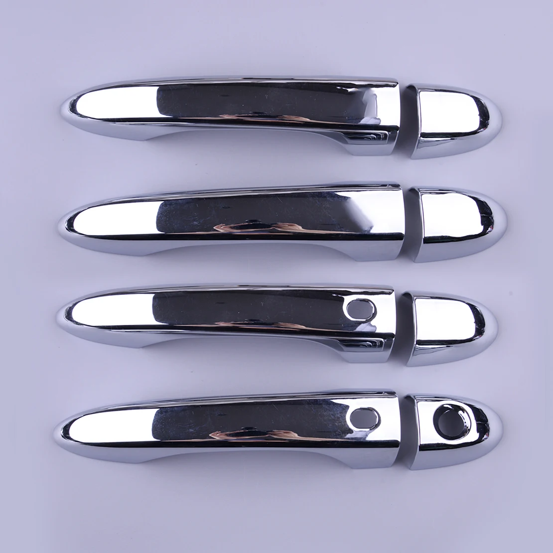 Exterior Side Door Handle Cover Trim Handle Bezel Cap Smart Keyless Chrome ABS Fit for Fiat 500X SUV 2016-2020 2021 2022 2023