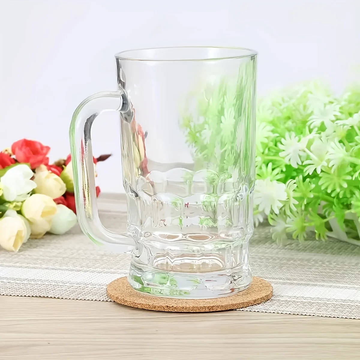 Tasse et tasse en liège pour la décoration de la table à manger, sous-verre en liège, cadeaux pour les fêtes de mariage, fournitures de cuisine, 6 pièces