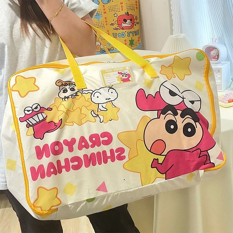 حقيبة تخزين اللحاف ذات سعة كبيرة من هالو كيتي، منظم ملابس مقاوم للماء ومقاوم للرطوبة للمنزل، حقائب قابلة للغسل ومقاومة للغبار