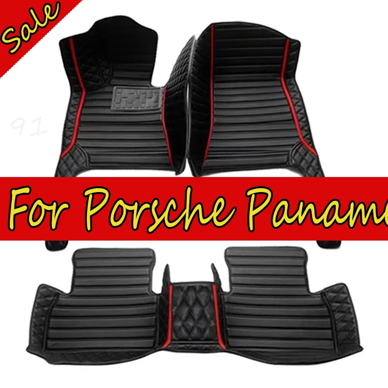 Car Mats Floor For Porsche Panamera 970 Chassis G1 SWB 4seat 2009~2013 Anti-dirt Car Floor Mats Right Hand Drive Car Accessories