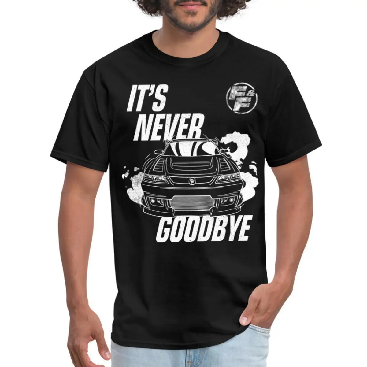 Fast And Furious It'S Never Goodbye Sports Car Men'S T Shirt