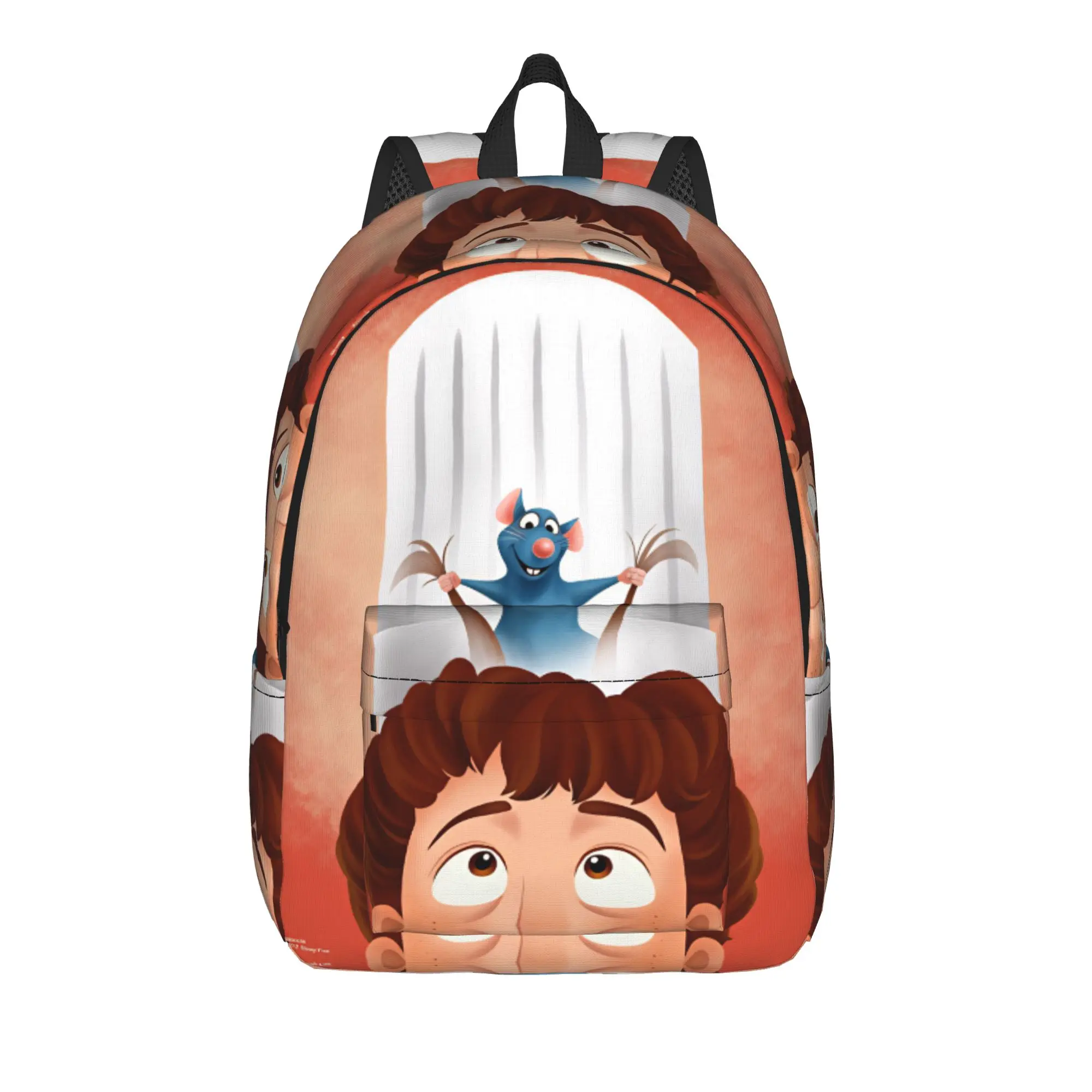Ratatouilles Backpack  Trekking Backpacks Girl Elegant School Bags Custom Breathable Rucksack