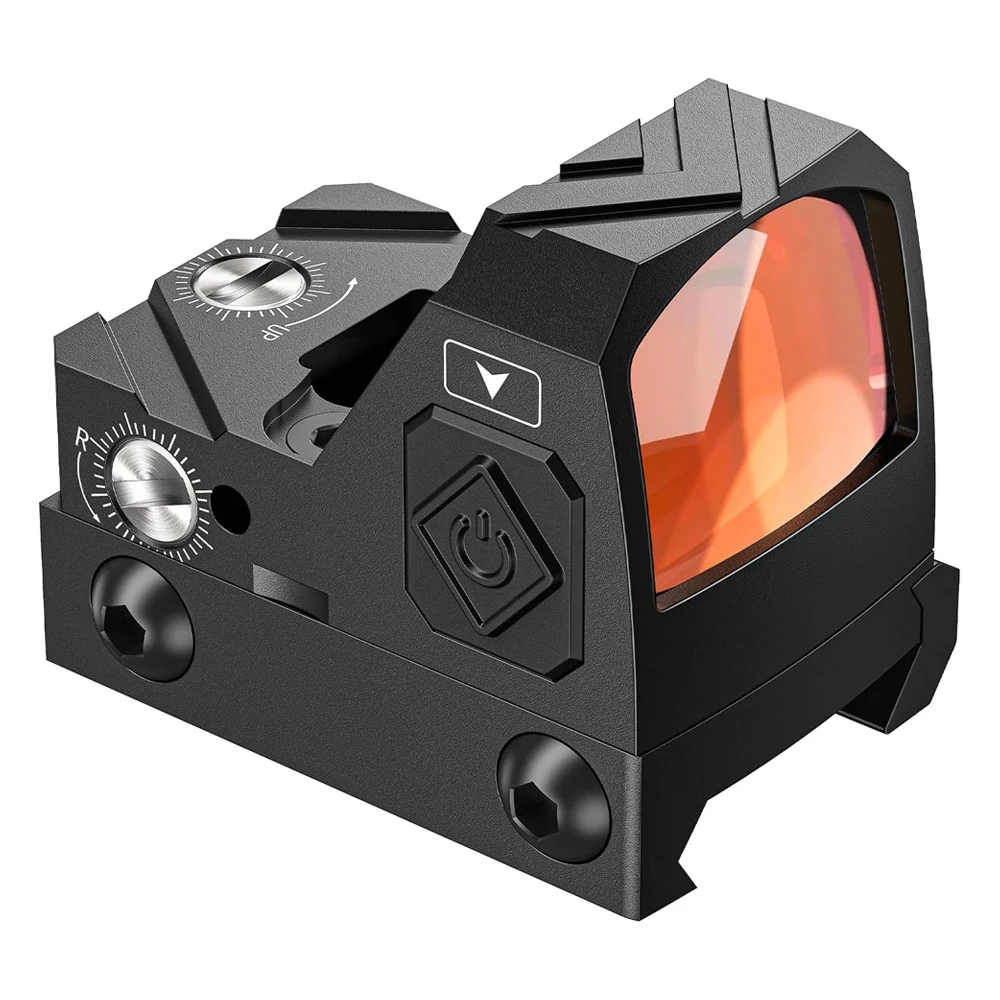 

2 MOA Red Dot Sight Motion Awake Red Dot Optics Scope for RMR Cut Footprint Red Dot with Adapter Plate for 21mm Picatinny Base