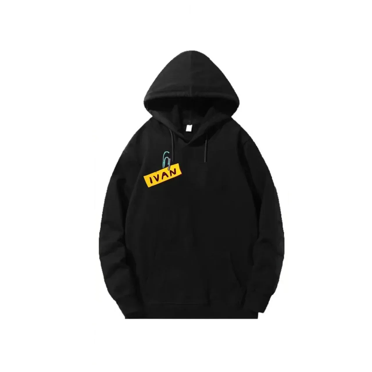 Anime Alien Stage Ivan Cosplay Costume adulto unisex Felpa con cappuccio nera Primavera e autunno Coppia Pullover Felpe Giacca Top causale