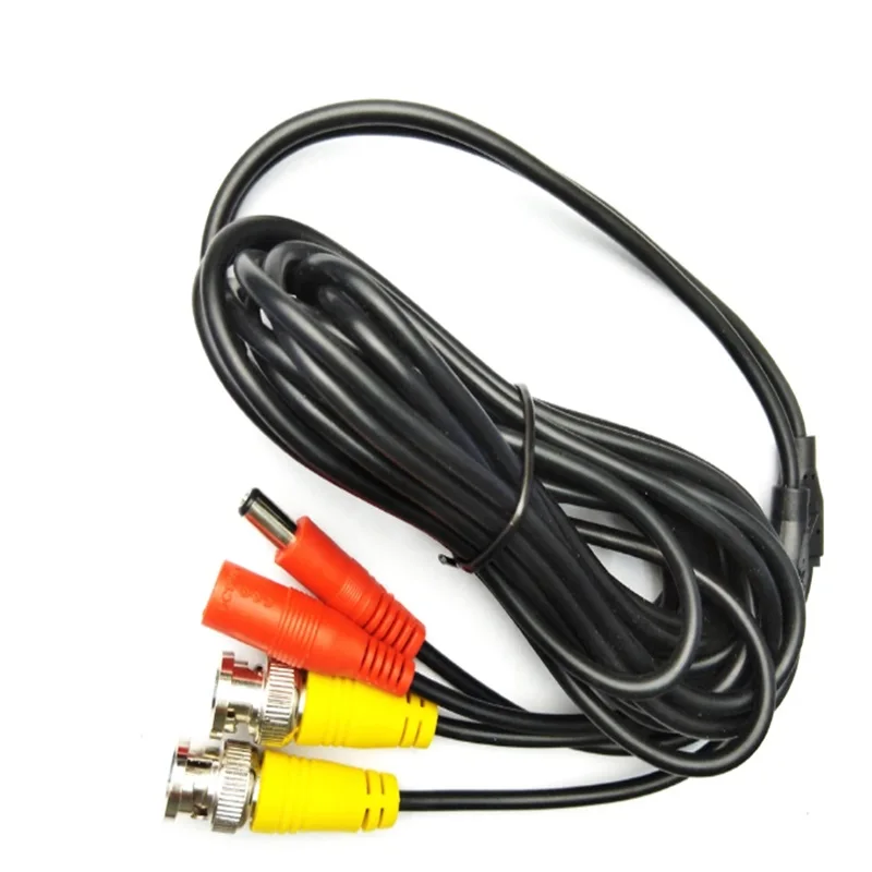 5m 10m 15m 20m﻿ AHD Camera Cables BNC + DC CCTV Cable Coaxial Video Power Wire DC Plug Cable for Analog AHD CCTV DVR Cable view 4