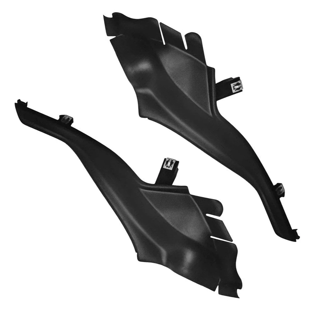 Pair Front Left Right Side Fender Cowl Cover Cap Trim Panel Plastic BlackFor 14-18 Jeep Cherokee  68102561AE 68102560AE