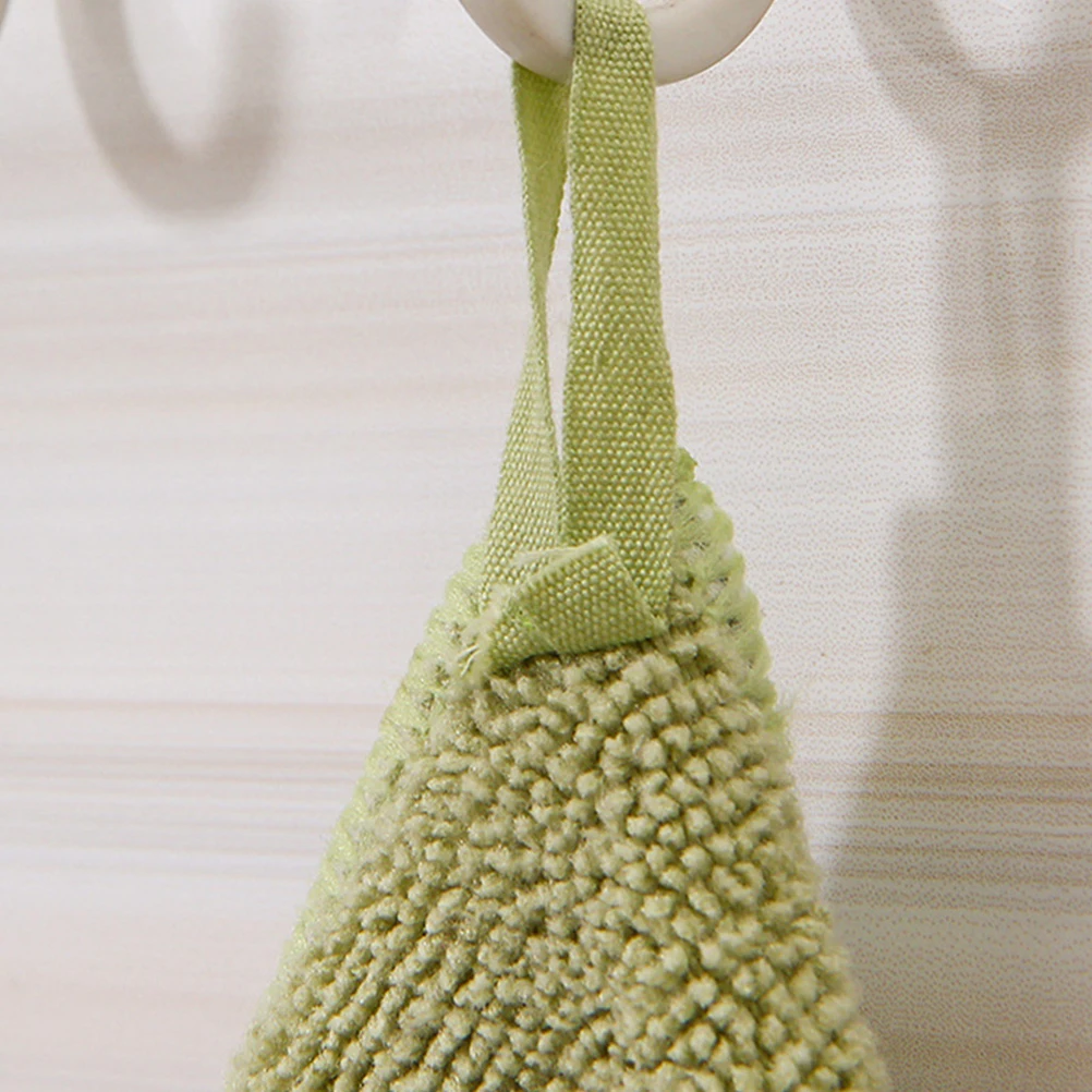 

4Pcs Absorbent Microfiber Kitchen Dishcloths Premium Material Comfortable Touch Water Absorbing Quick Drying Light Green