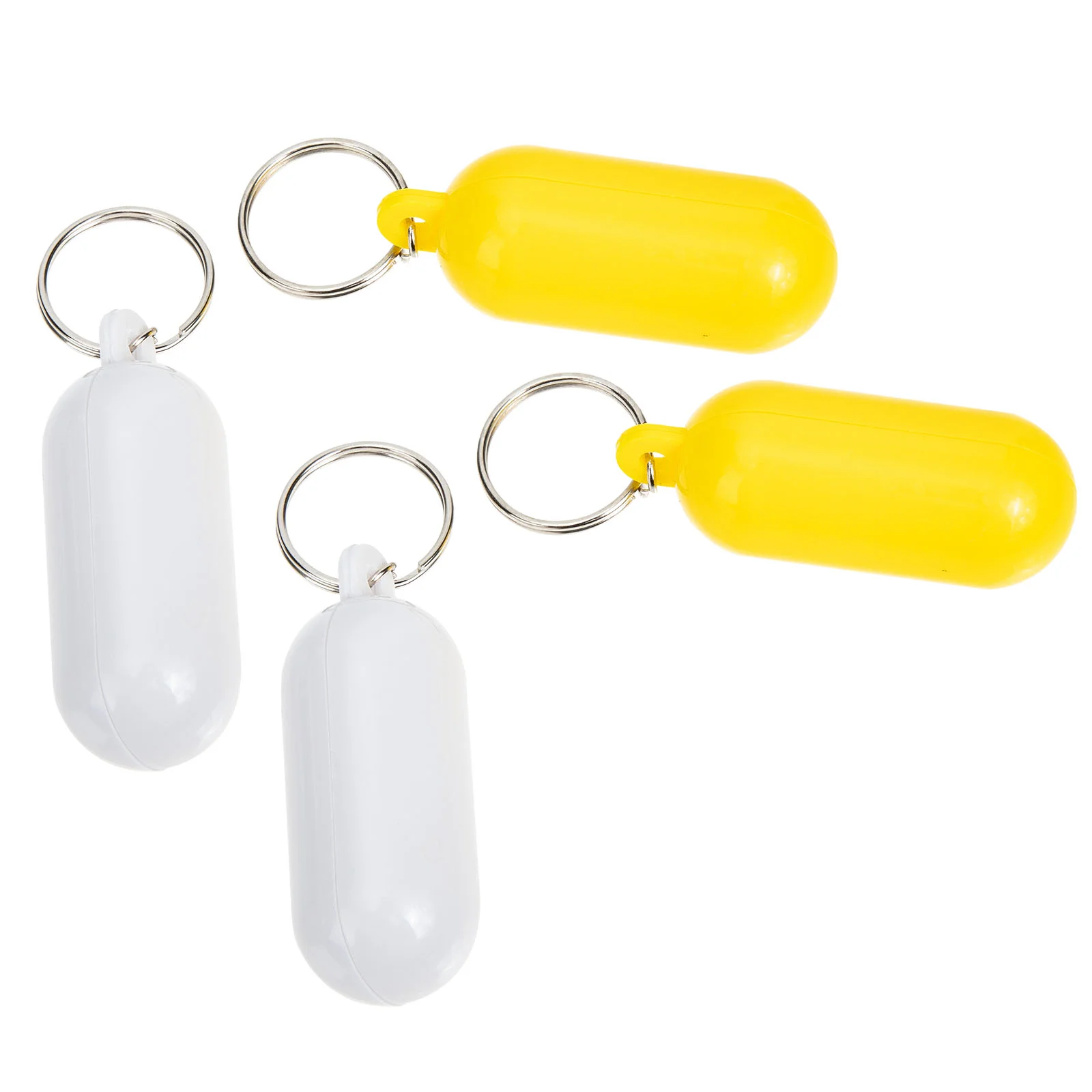 

4 Pcs Floating Key Ring Buoy Keychain Rings for Boat Keys Sailing Organizer Tag