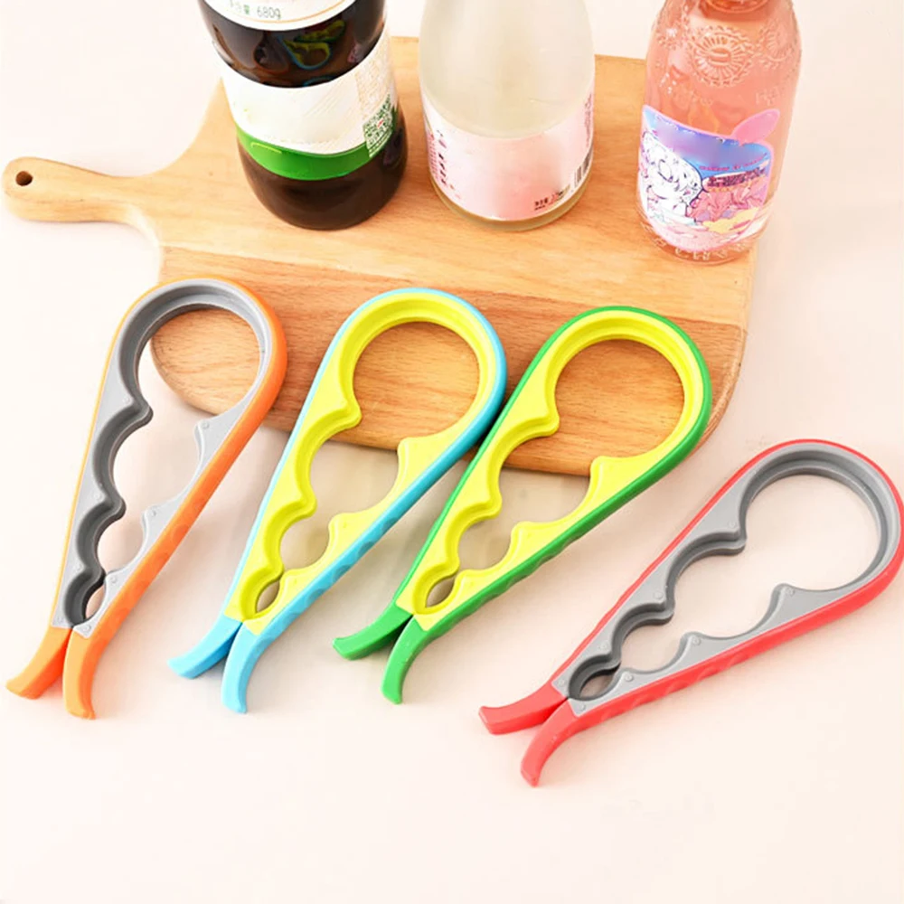 

Открывалка для банок и бутылок с легким захватом, инструмент с откручивающейся крышкой для быстрого открытия, идеально подходит для приготовления артрита, слабых рук, ежедневного использования