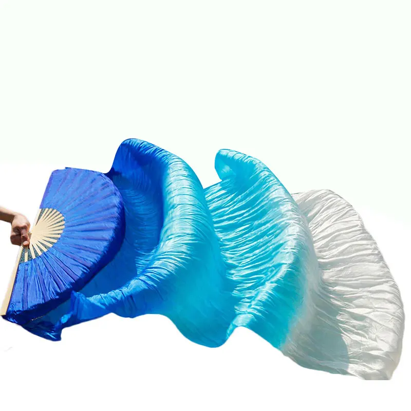 Véus Ventiladores para Mulheres, 100% Pura Seda Natural, Dança do Ventre, Trajes de Dança, Acessórios Femininos, Fãs