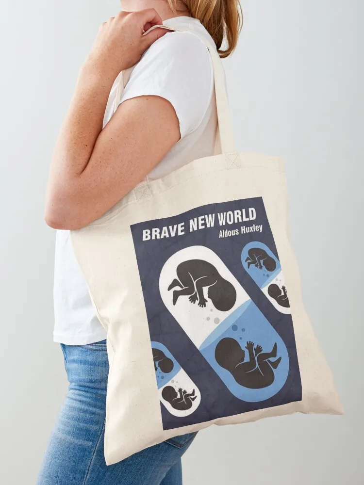 

Aldous Huxley Brand New World Tote Bag Canvas bag shoping bag tote canvas large size bags