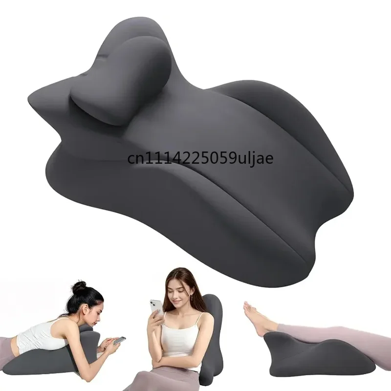 New Multi-Positional Wedge Pillow Memory Foam Ergonomic Prone Pillow with Removable Cover Couple Bed Pillow for Body Pain Relief
