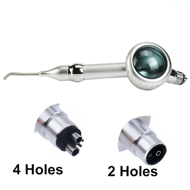 

2/4 Holes Dental Sandblasting Gun Teeth Cleaning Machine Air Polishing Jet Antisuction Hygiene Handpiece Polisher Dentist Tools