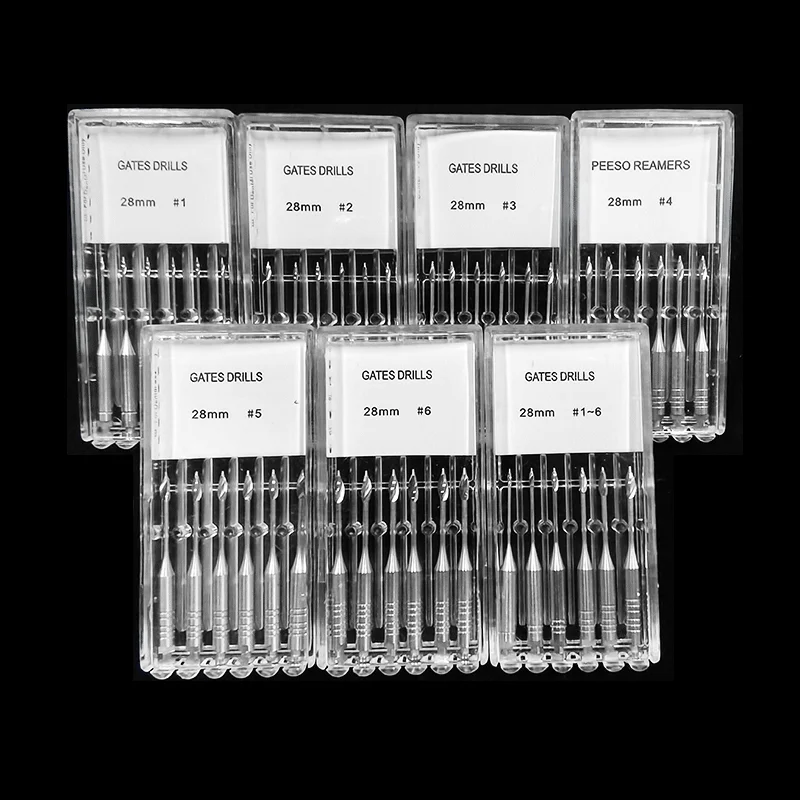 

28mm/32mm Dental Root Cannal Endo Gate Drill File Stainless Steel Dentistry Endodontic Instruments Dentist Lab Materials Tool
