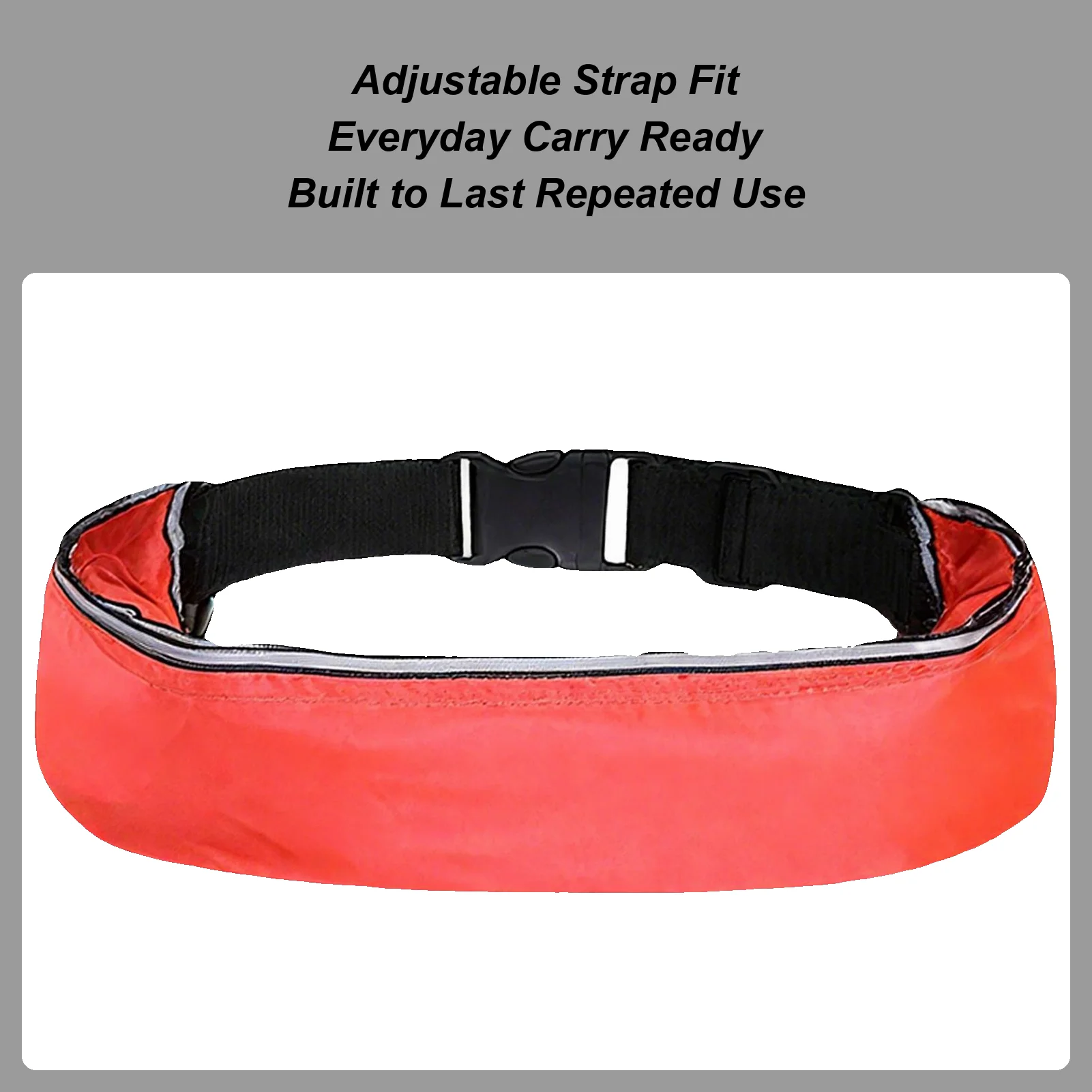 

Manual Inflatable Belt Manual Inflating Belt Pack For Adults Water Sports Adjustable Quick Inflation Supplies For Kayaking