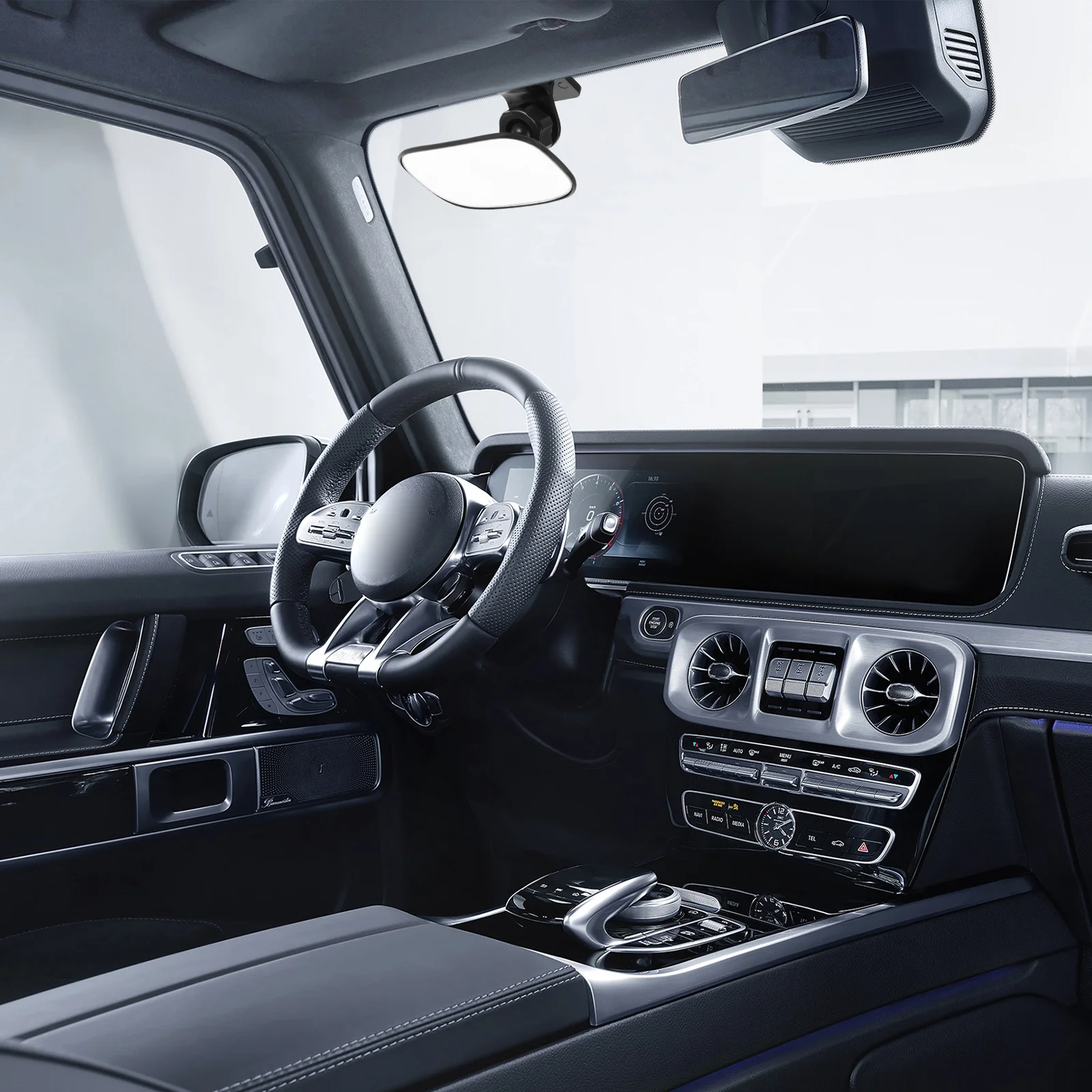 

Car Backseat Mirror Clip on Interior Adjustable Secure Clamp for Children Rear Facing Travel Essential Accessory