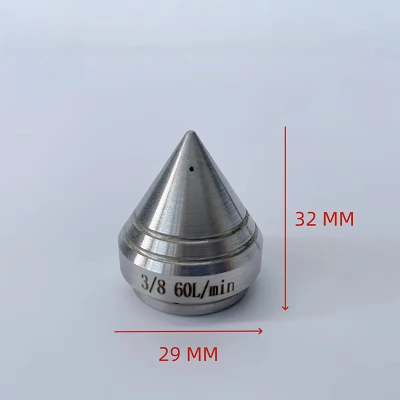 3/8 High Pressure Mini Puncture Nozzle Pipe Dredger Part for Silt Grease Cleaning Pipeline Sprayer Practical Plumbing Fitting view 2