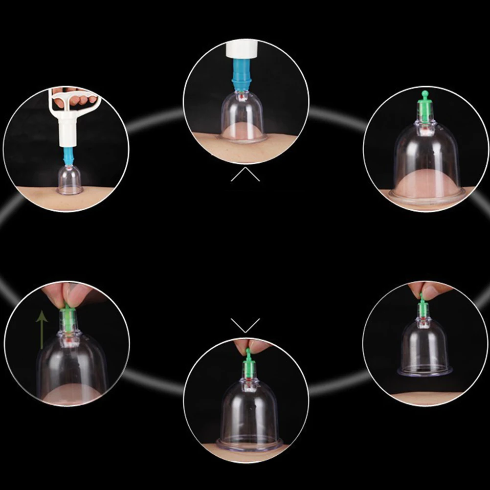 

Back Massagers Cupping Device Thickened Home Use Vacuum Suction Cups Explosion-Proof Moisture Resistant Tank Blood