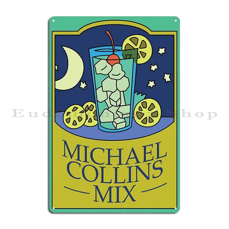 Michael Collins Mix Metal Plaque Poster Club PaintingCinema Design Printing Tin Sign Poster