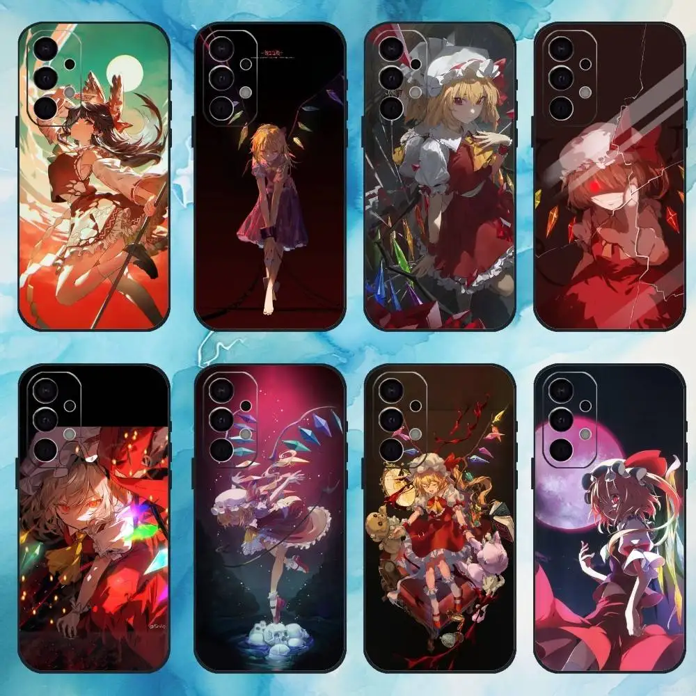 

T-TouHou Project Flandre Phone Case For Samsung S25,S24,S21,S22,S23,S30,Ultra,S20,Plus,Fe,Lite,Note,10,9,5G Black Cover