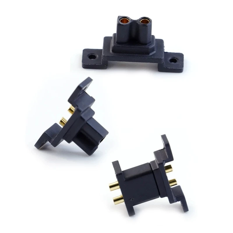 Conector macho hembra de alta corriente XT30G 30A, enchufe de acoplamiento fijo de carga de batería de litio para modelo RC, avión, coche, drone