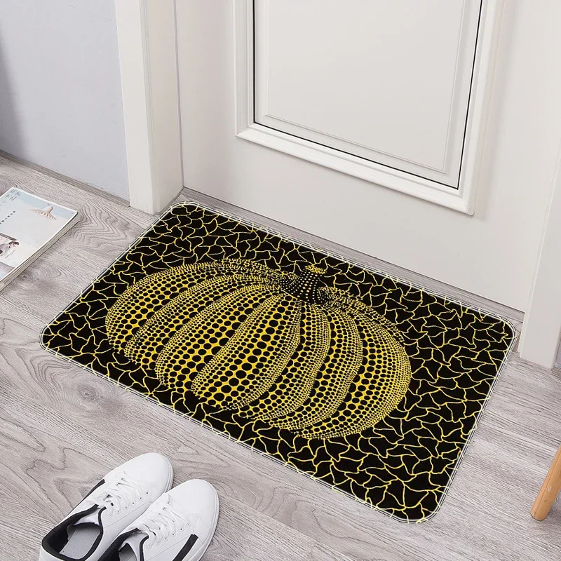 Entrance Doormat Yayoi Kusama Dot Art Bathroom Rug Bedroom Carpet Foot Mat Sleeping Room Rugs Home Bath Door the Living Lounge