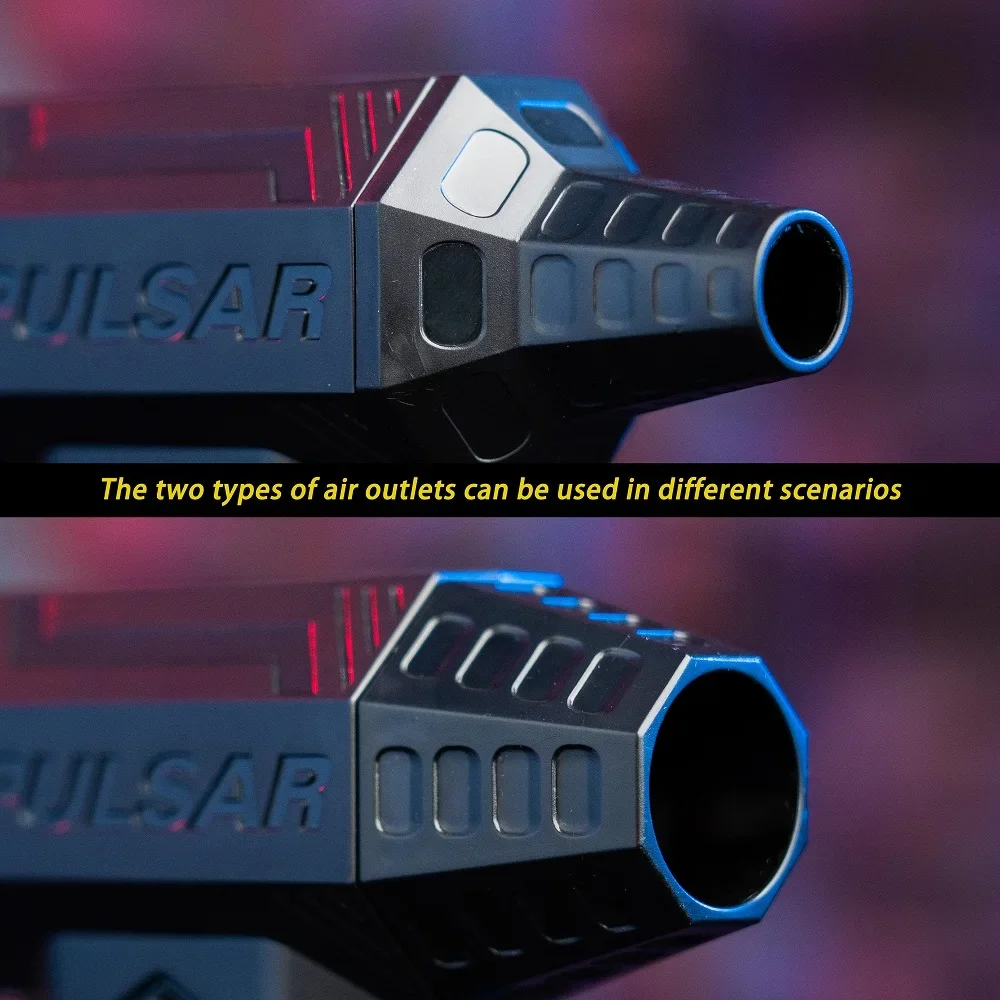 مروحة توربينية X11Pro Max، منفاخ هواء قوي، مع 990,000 دورة في الدقيقة، سرعة الرياح 75 مترًا في الثانية، مجفف شعر توربيني عالي السرعة.