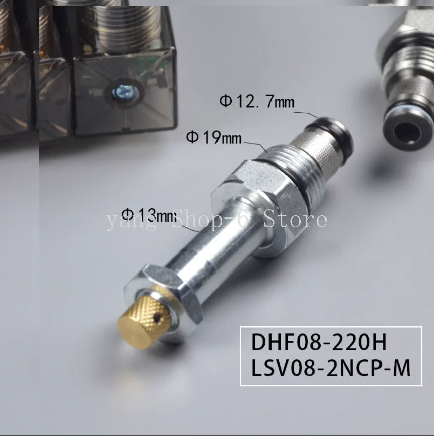 Hydraulic Threaded Cartridge Solenoid Valve Pressure Relief Two-position Two Normally Closed DHF08-220H (LSV08-2NCPM)