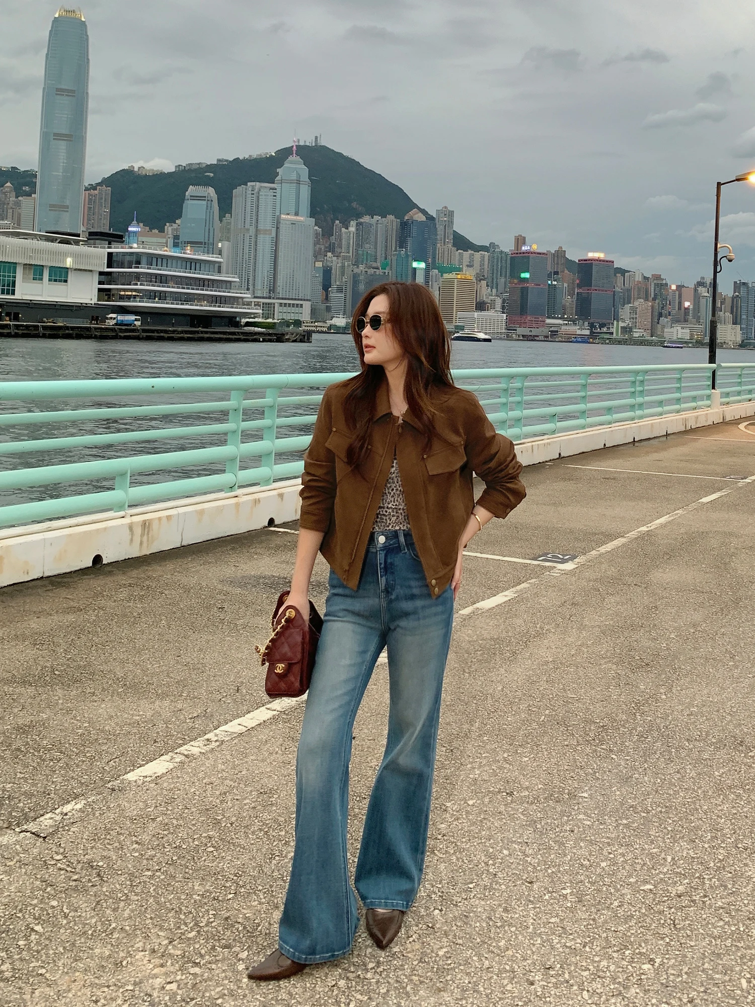 Pusumede Retro High Waist Wide Leg Jeans Women's Loose Fit Casual Long Pants Stylish Modelings Cotton High Elasticity