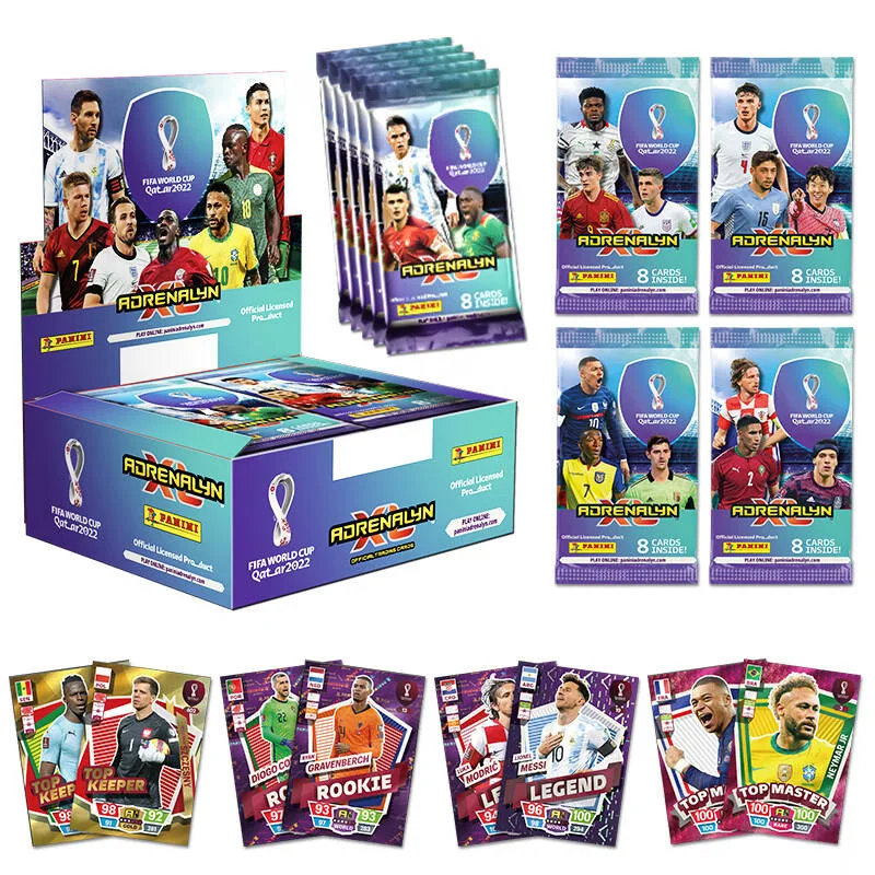 2022 Panini Card Qatar World Cup Official Collection Card Blind Box Bag Collection Brand Toy Basic Card Bag