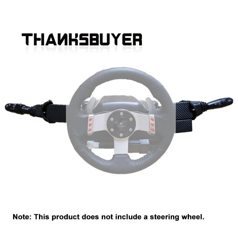 Racing Simulator Turn Signal & Wiper Switch, With/Without Key Starter Ignition Switch for Logitech G27 G29 G923 Steering Wheel M