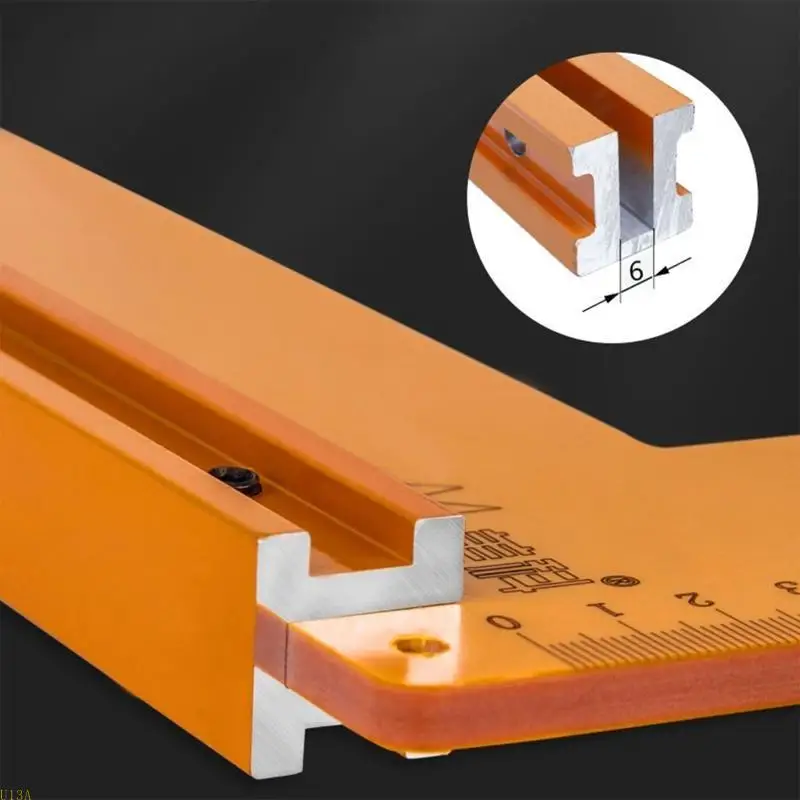 أداة قطع السبائك للنجار U13A النجارة لمسطرة المثلث 90 درجة مربع يخدش المعدن