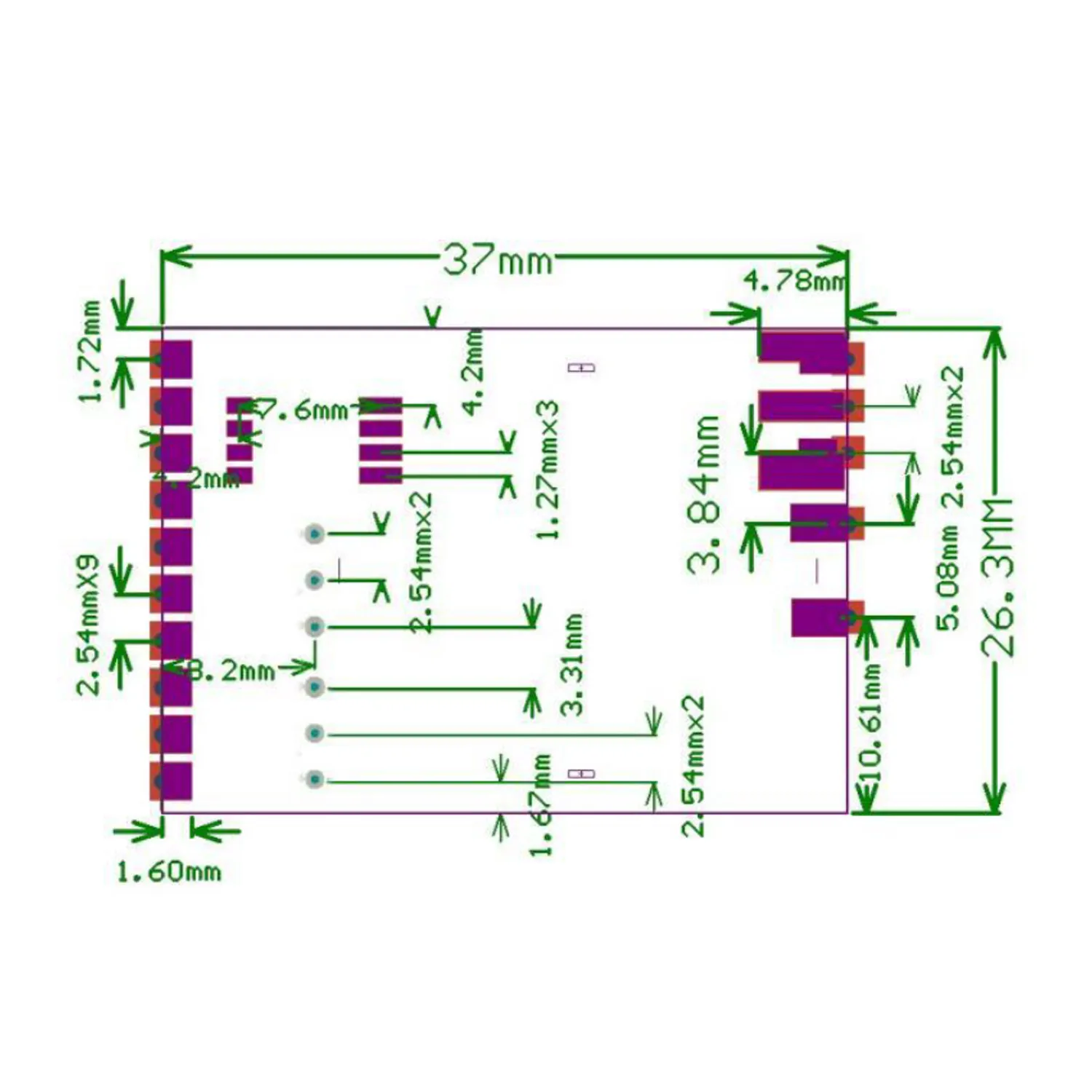 RX4500 SPI Receiver Module 4.5G FPV Analog Video Transmission 3300-5110MHz Wide Band FM PLL Demodulation For Drone RC Car Model