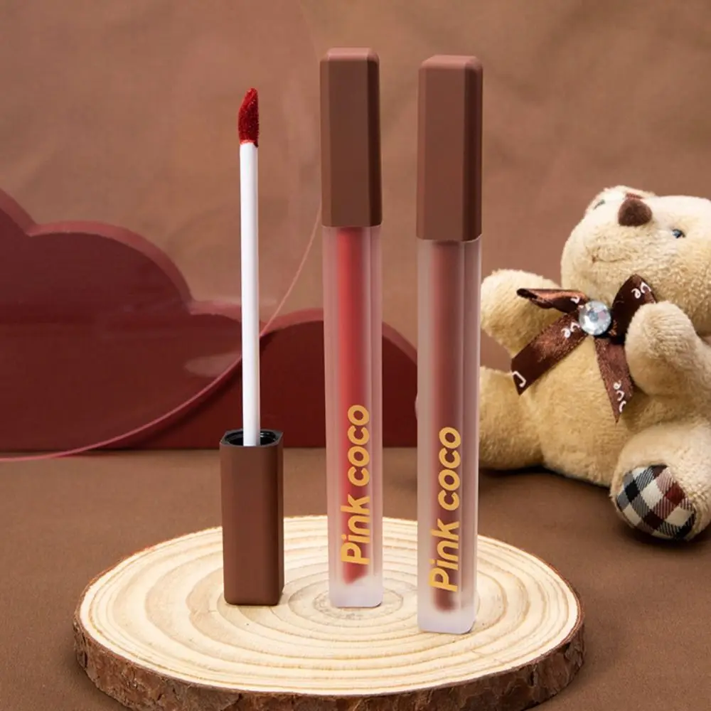 Hochwertiger 6-Farben-Matt-Lipgloss, samtig, matt, wasserdicht, feuchtigkeitsspendende Lippenglasur, langlebig, antihaftbeschichtet, sexy Lippentönung