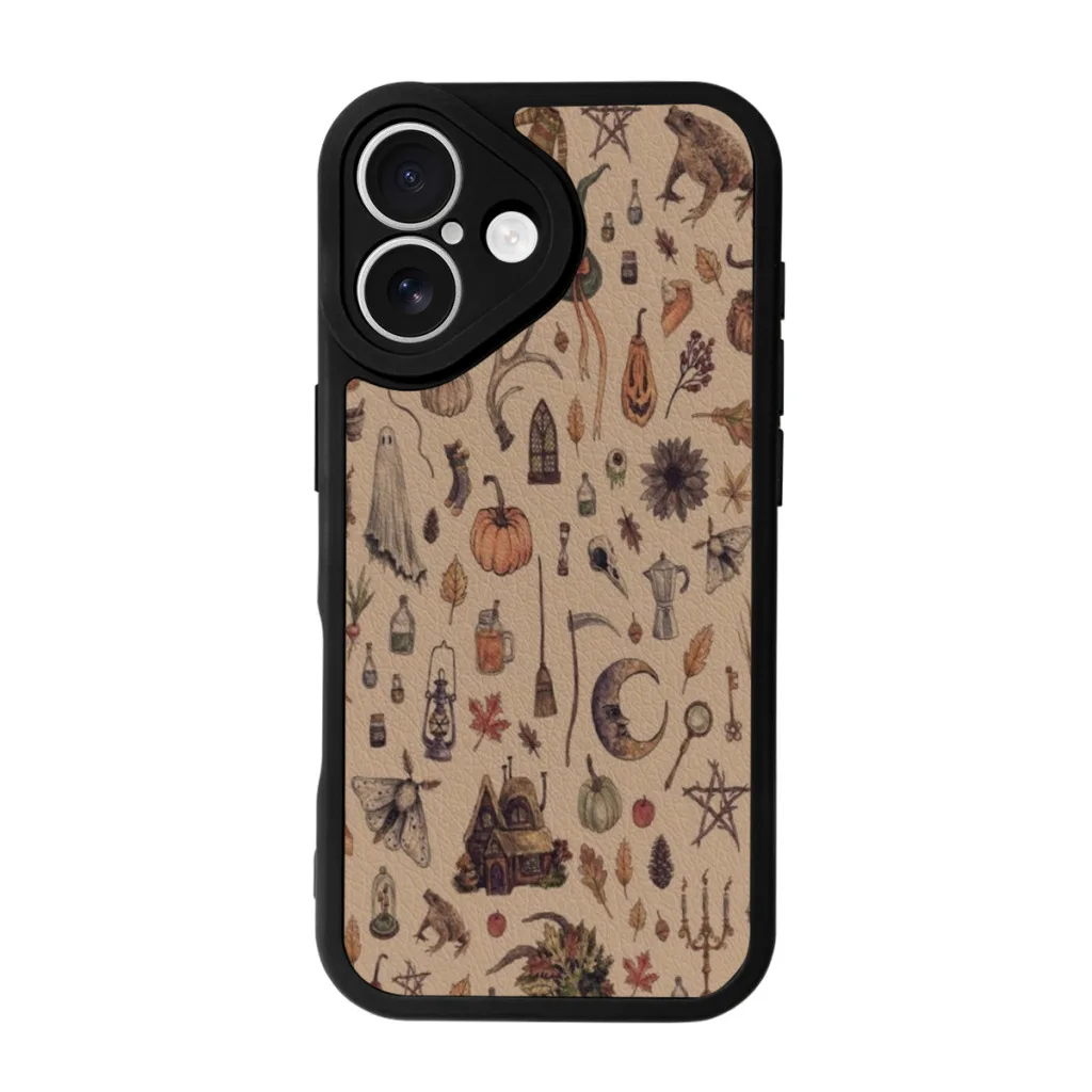 

Rustic Brown Cozy Crone Phone Case For iPhone 16 Pro Max Plus Soft Silicone Skin Case