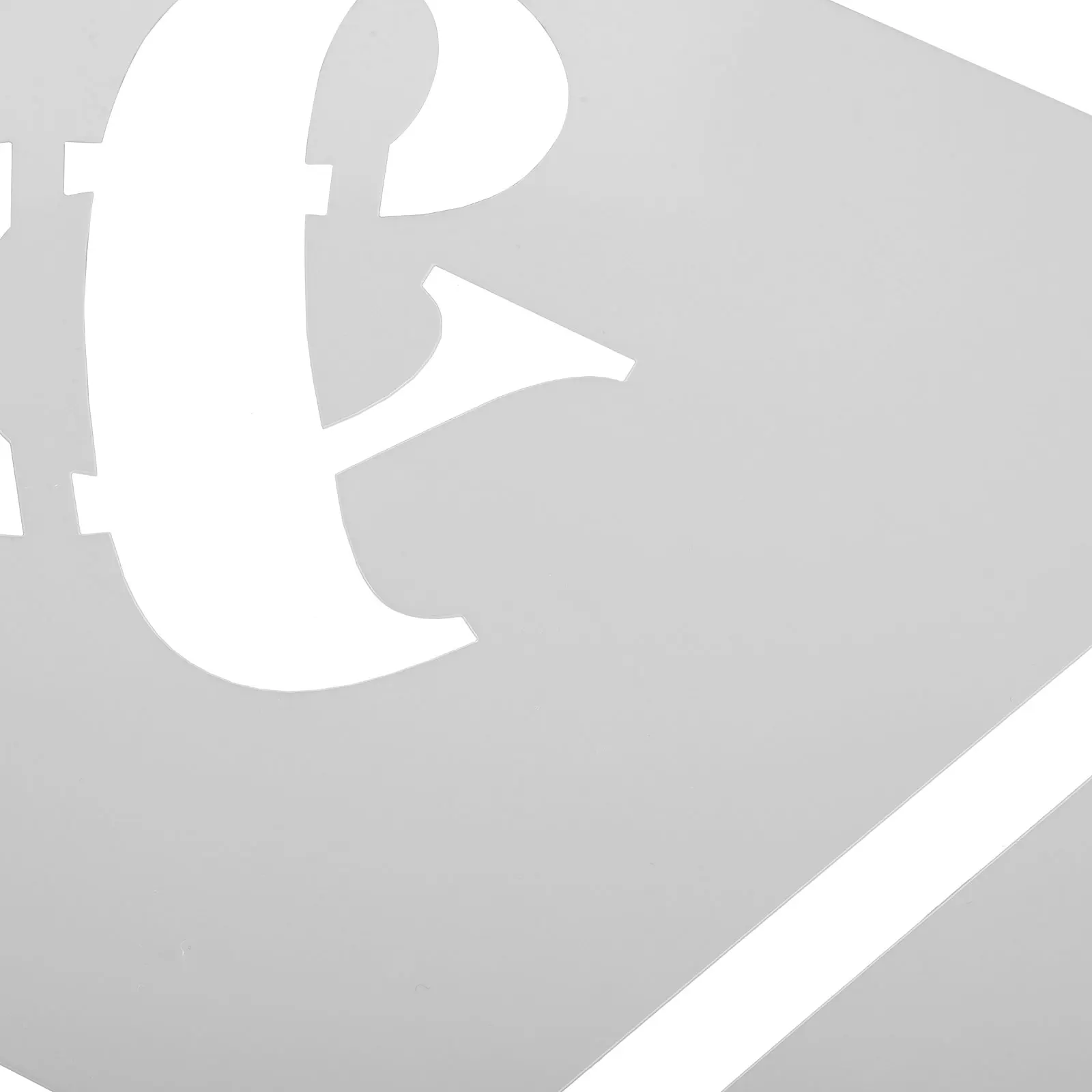 DIY 再利用可能な洗えるプラスチック文字ステンシル壁画ハンドアカウント装飾小さなスプレーステンシル日常使用アート