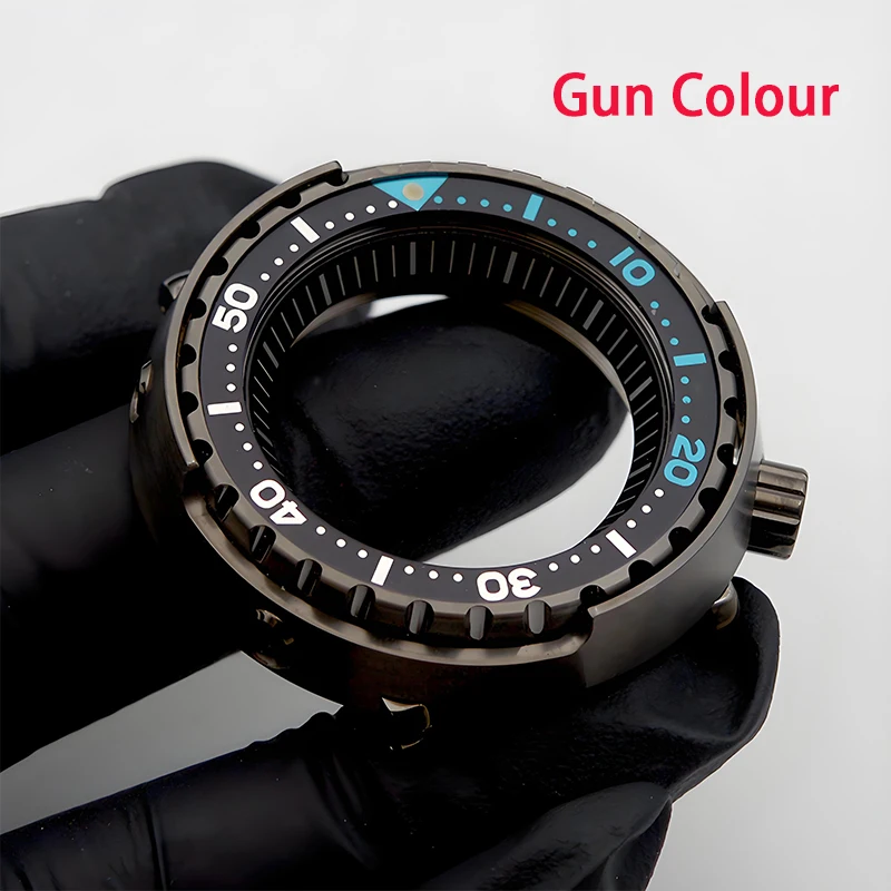 

Tunas Canned Watch Case Sapphire Crystal for NH35/NH36 Automatic Movement Diving watch case Men's Watch Parts